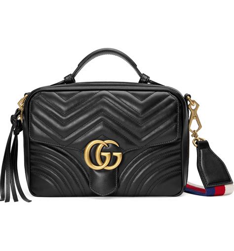 gucci marmont 2.0 leather crossbody|Gucci Marmont camera bag small.